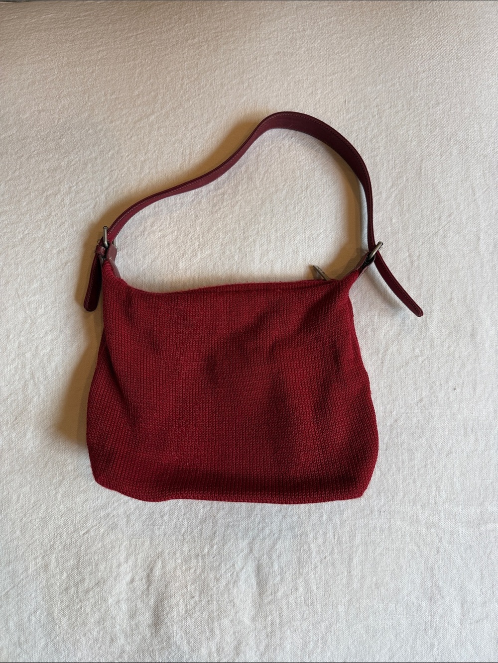 The Sak Merlot Woven Shoulder Bag